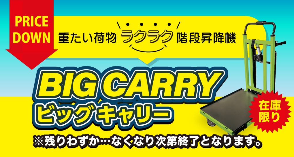 ラクラク階段昇降機荷物用ビッグキャリー